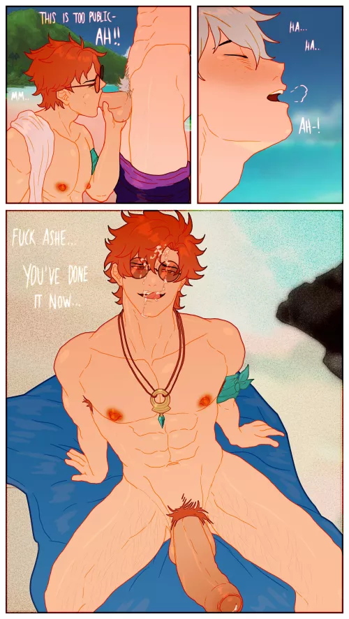 Sylvain has a way of stealing Ashe to his territory (By Cuckoo_chan) 