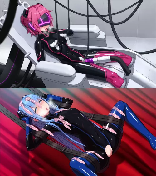 The perfect ending for superheroines: one got brainwashed and another became a cum dump