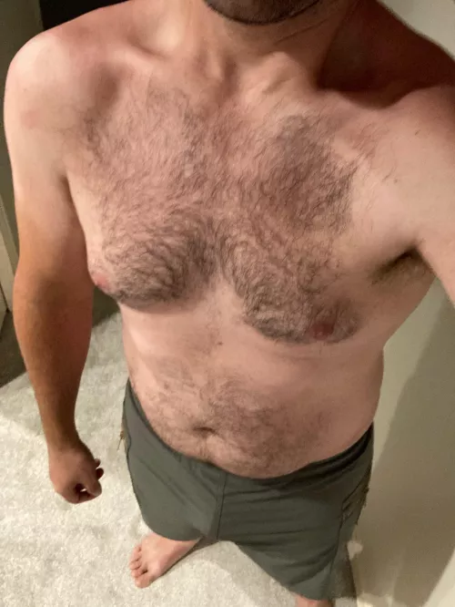 (36) Getting to load in carbs before a big ride next week. Still like the hairy chest?