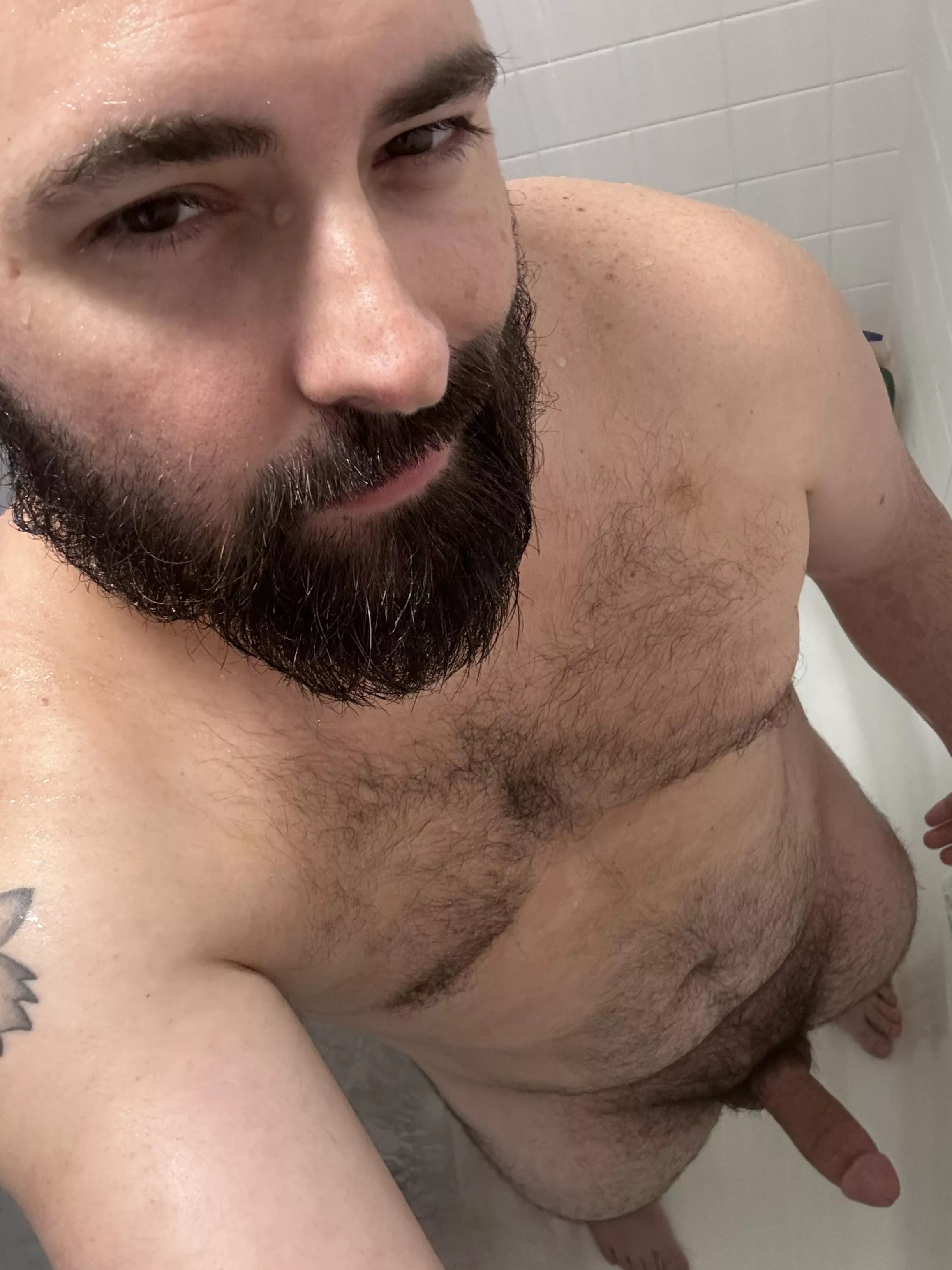[39] long hard night now showering away the stress