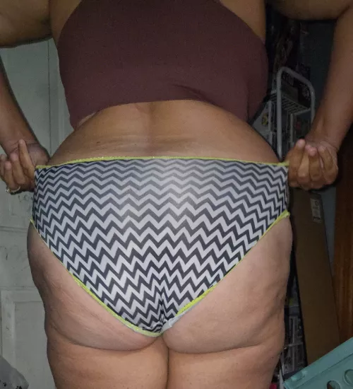 A thong could never handle all this ass