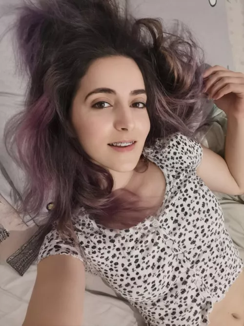 Again with some purple in my hair, how do I look 