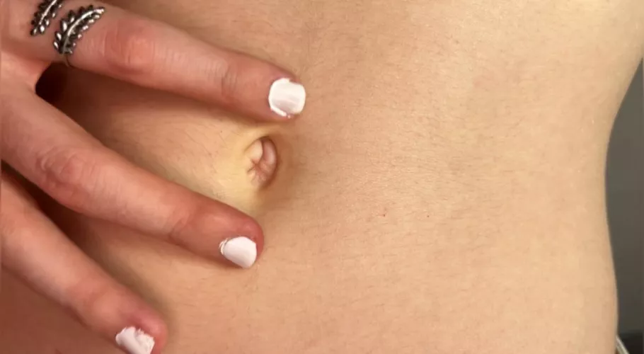 Close up of my bellybutton 