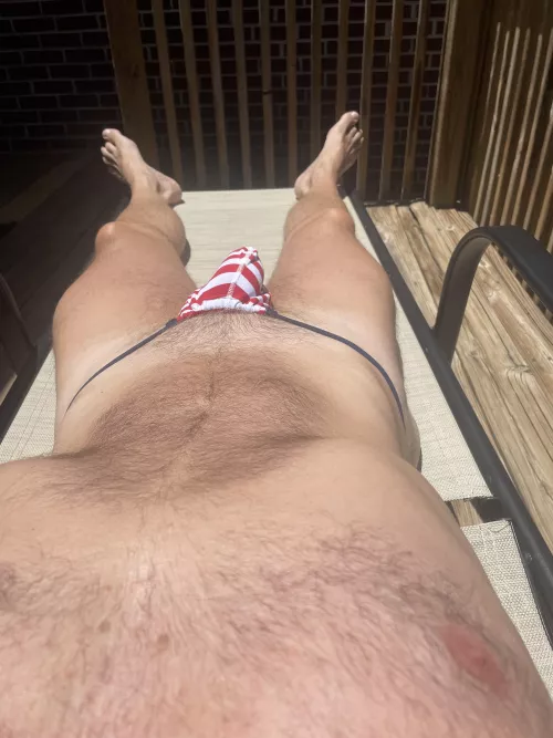 Gonna ruin the tan line if I keep this up…