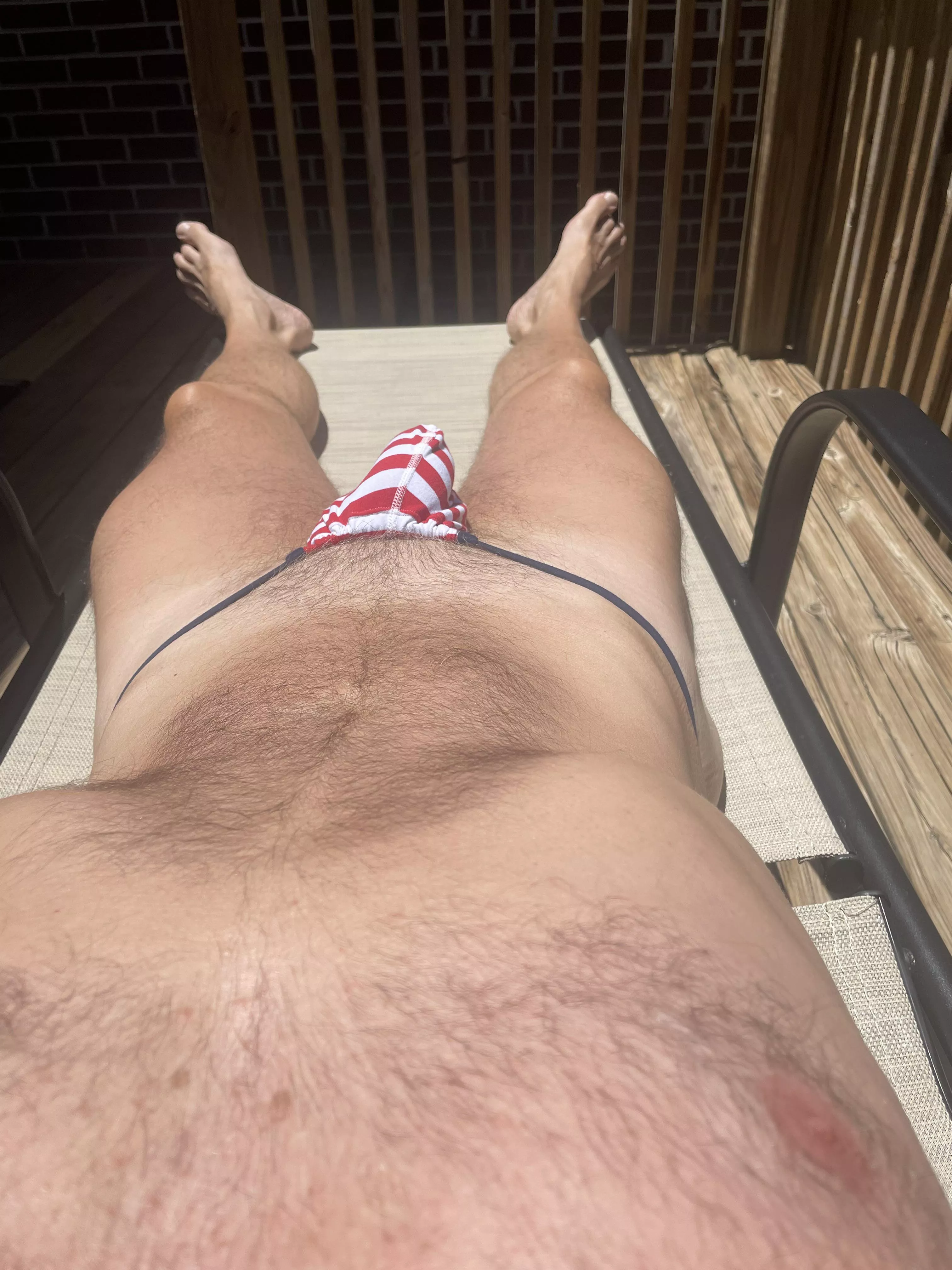 Gonna ruin the tan line if I keep this up…