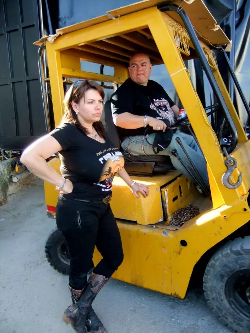 Heavy machinery to lift heavy chests