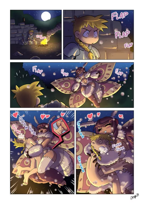 Hero adventures: Moth encounter [Made by ChimyArt]