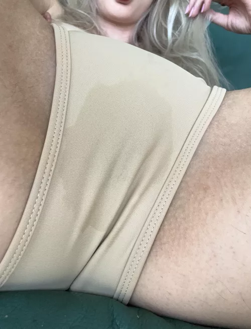 My panties couldn't handle the pressure of my wet pussy