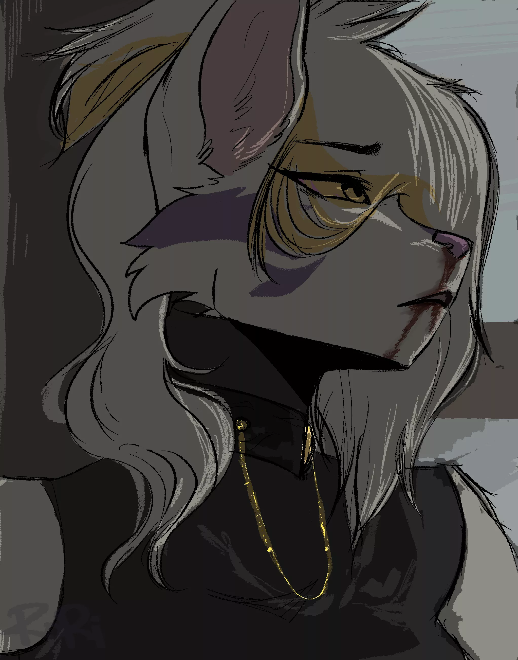 Never Easy (Vent Art by me. OC belongs to me) 