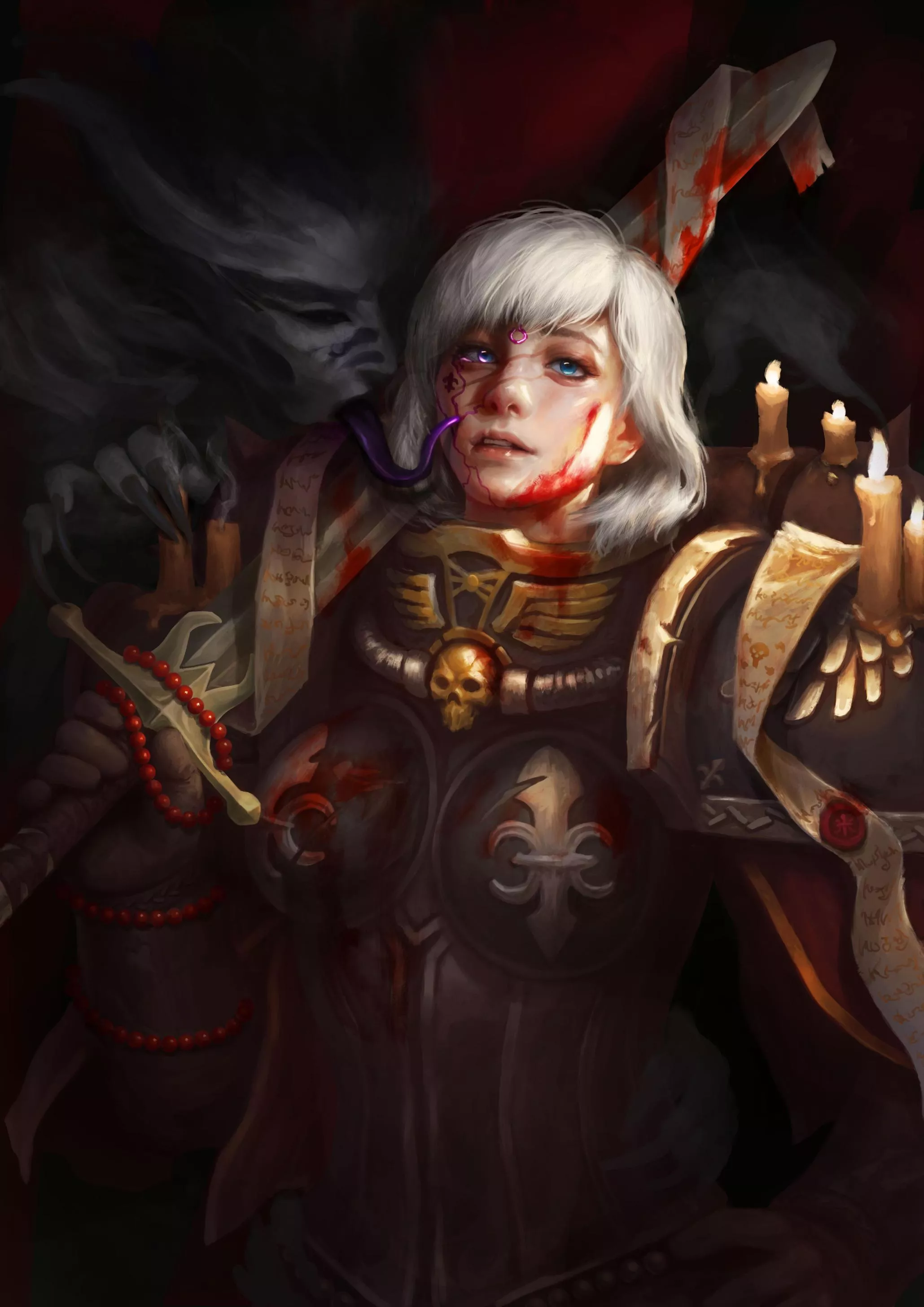 Oh, my pretty little bird, you've been shackled by your false Emperor for far too long... Submit to me and you may finally spread your wings~