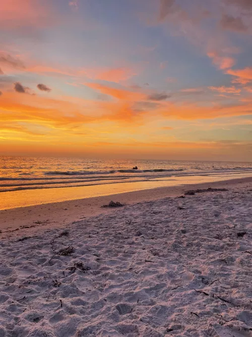 Tampa area Florida sunset. 