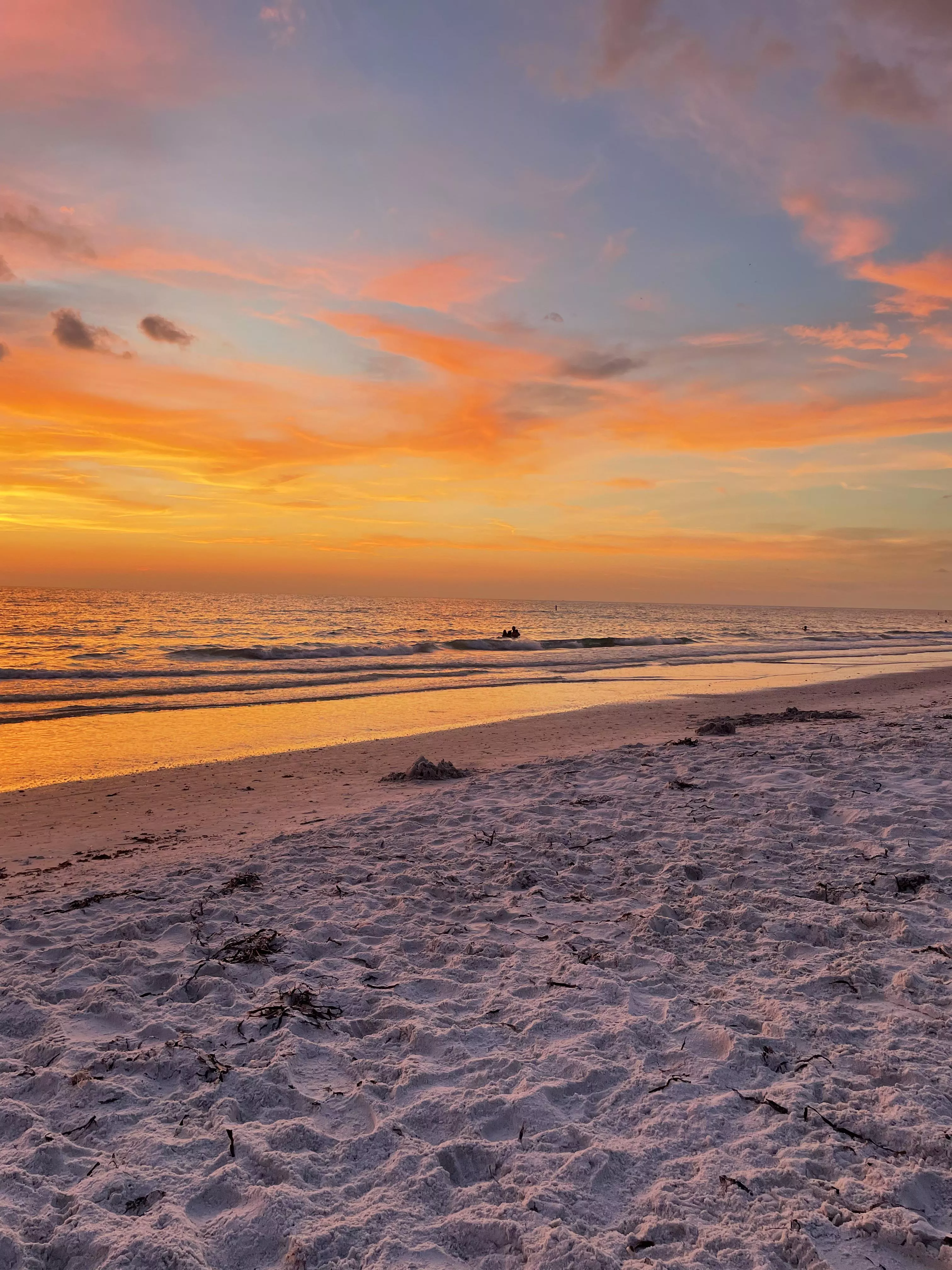 Tampa area Florida sunset. 