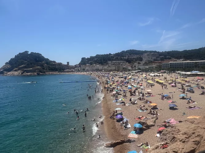“ The Grand Beach” Tossa De Mar, Spain