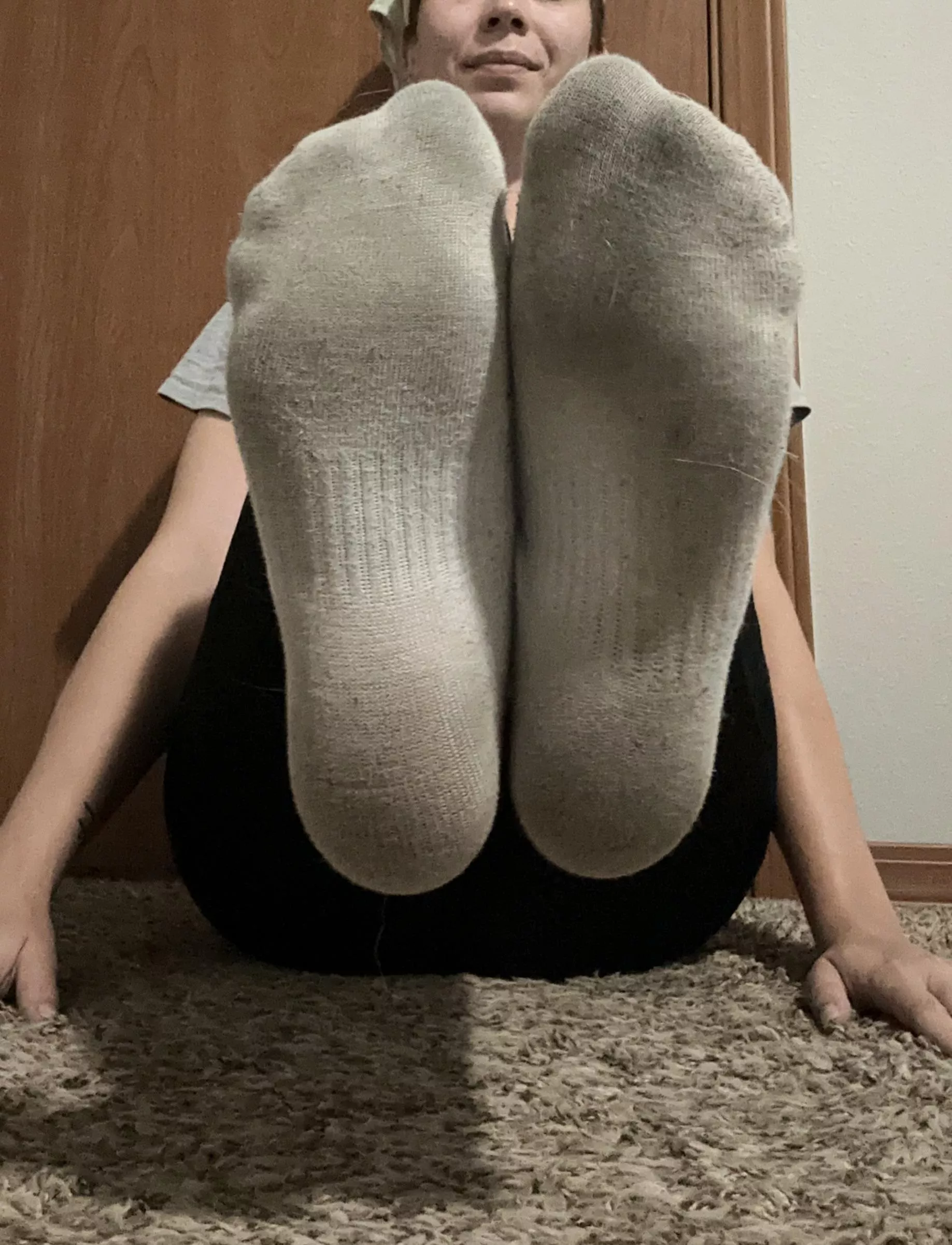 Absolutely filthy after a day of yard work 😓