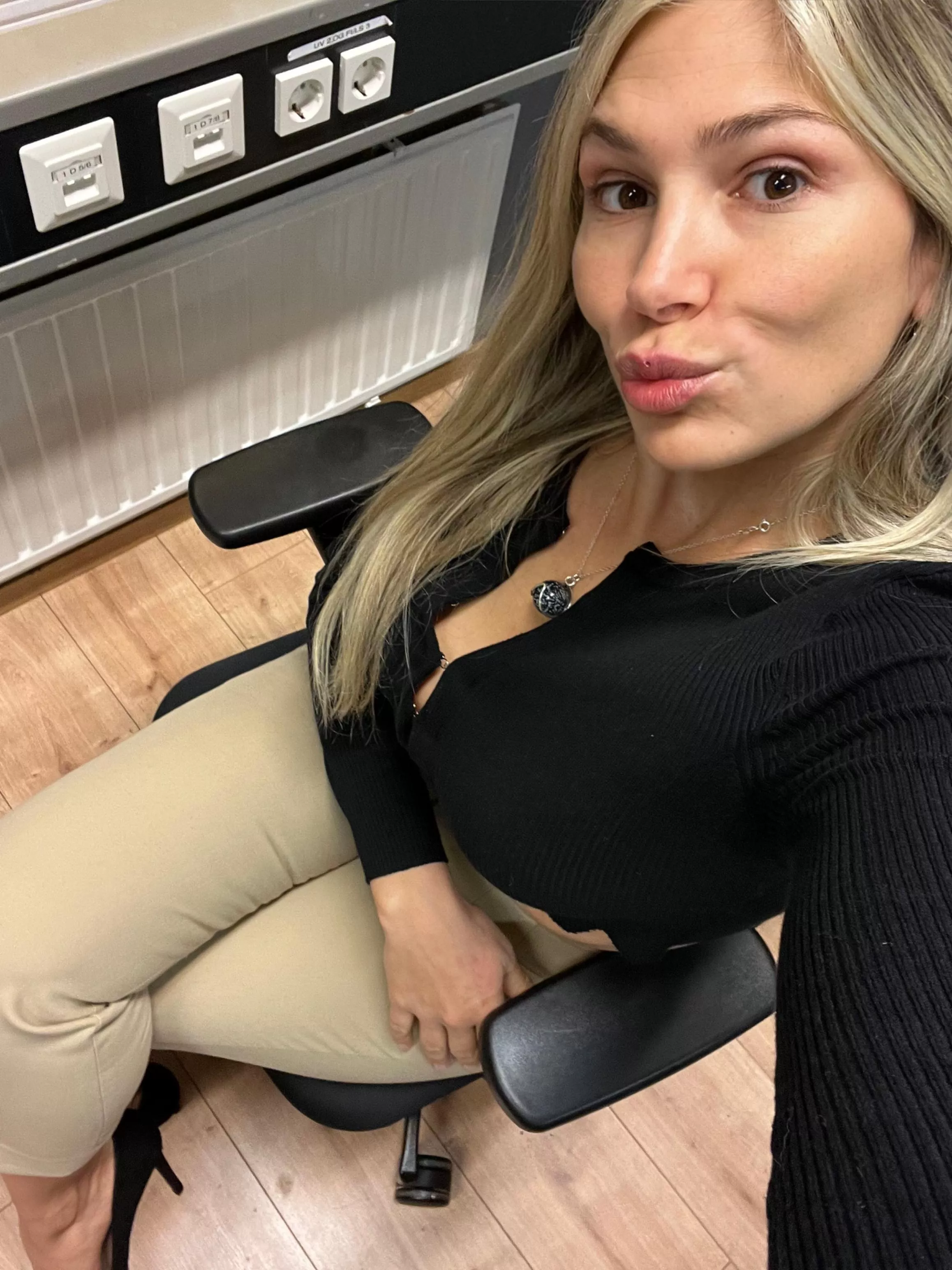 always pretty in the office