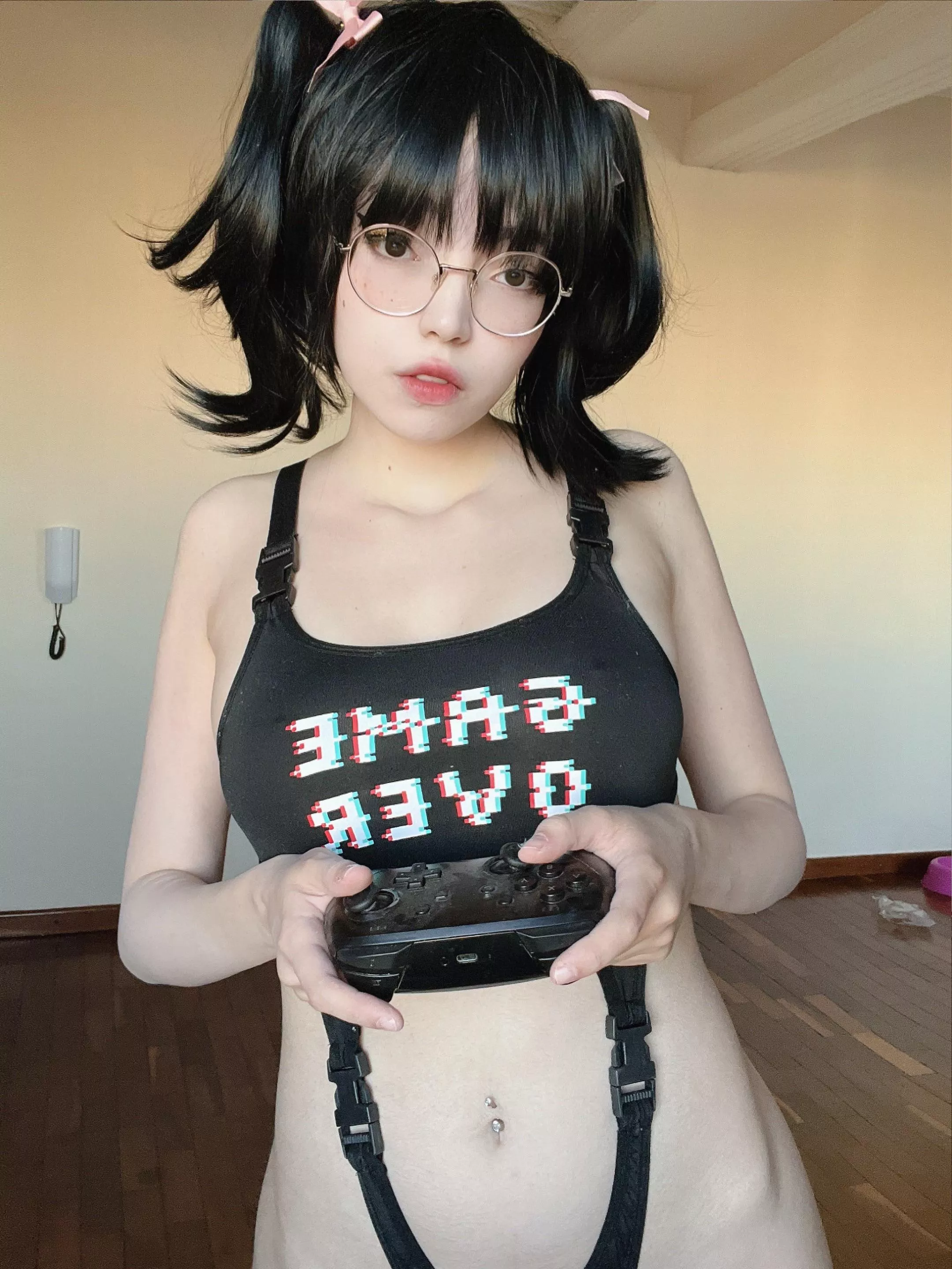 If you beat me in Mario Kart I get a creampie. That’s the rule