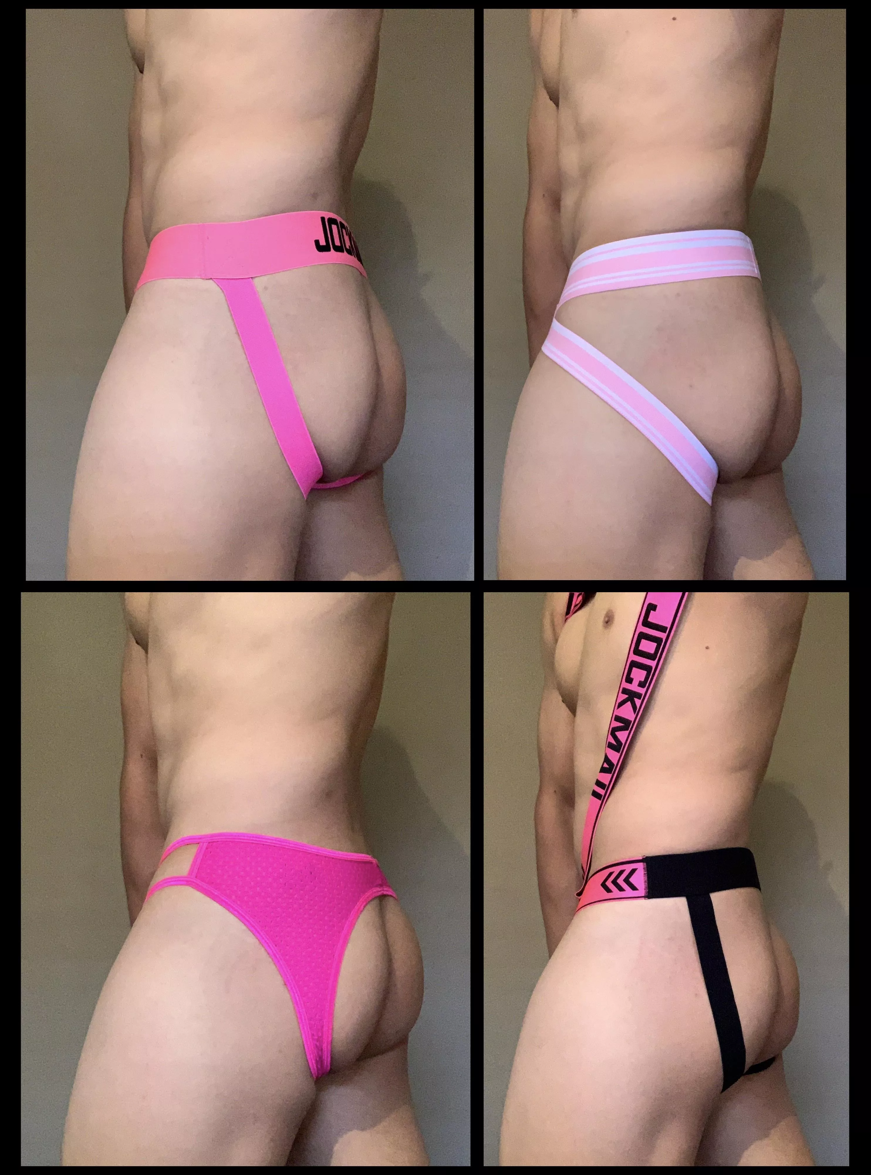 Love pink jockstraps! Which is your fav?