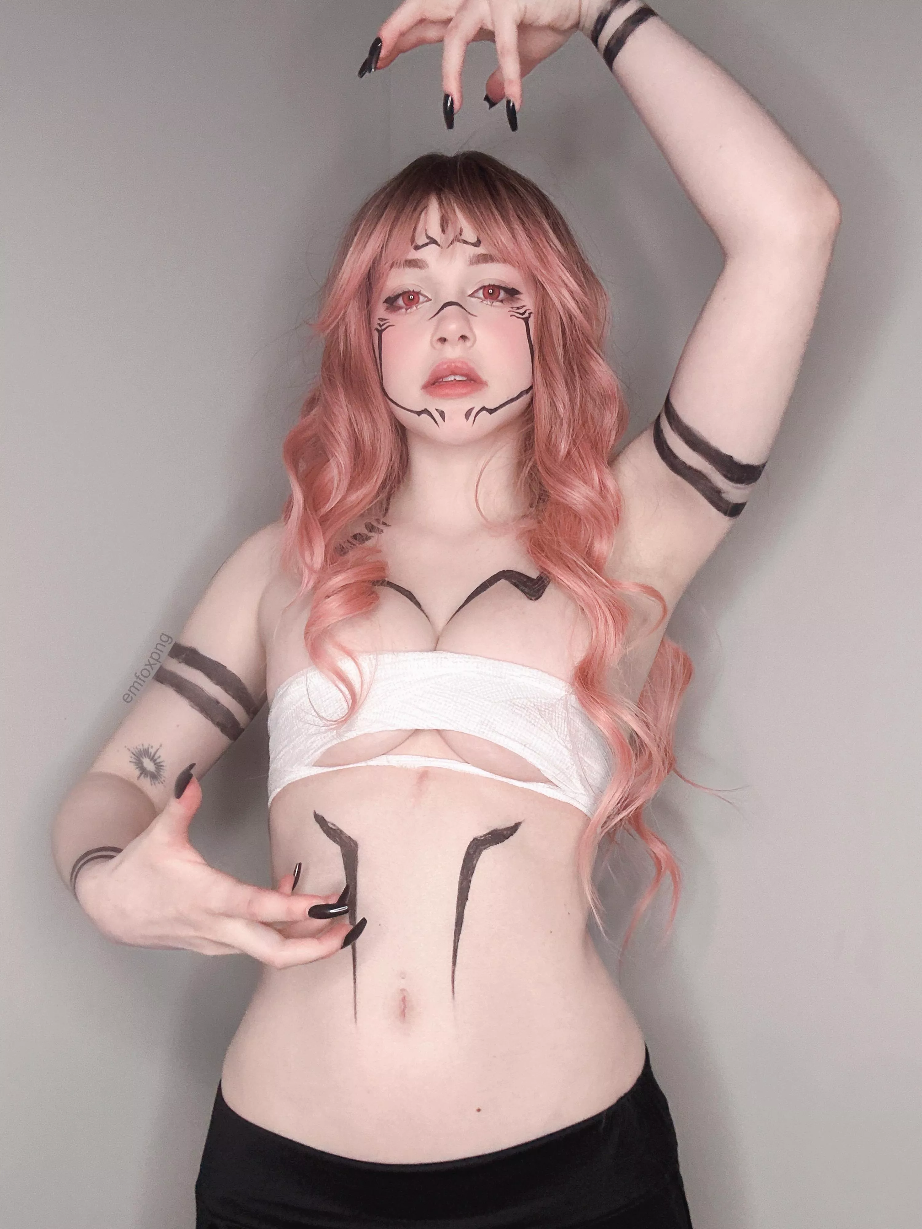 Me as Fem Sukuna from Jujutsu Kaisen (Emfoxpng)