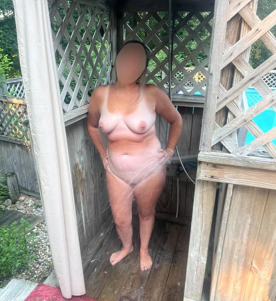 Oh the joys of public beaches, tan lines! Ugh