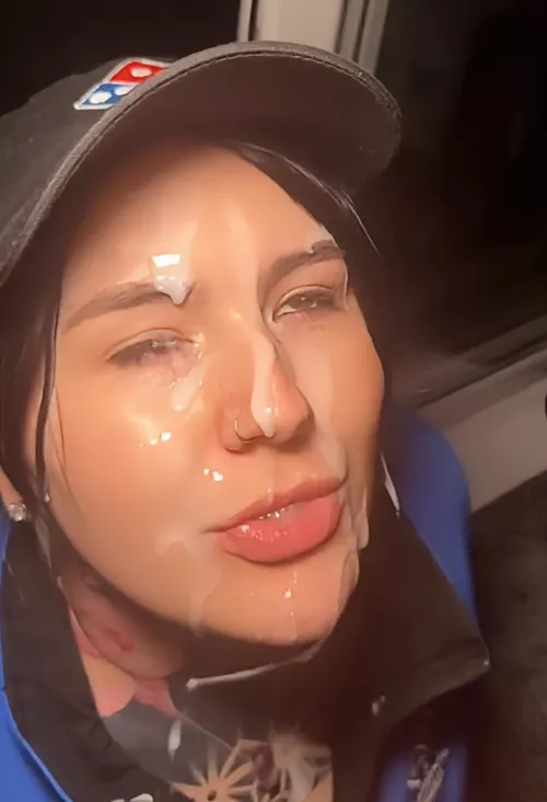 Sharing a special topping with a work colleague 