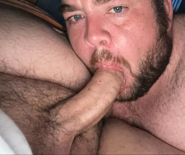 Sucking cock is a hobby