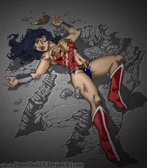 The Beast: Wonder Woman color by andrewr255