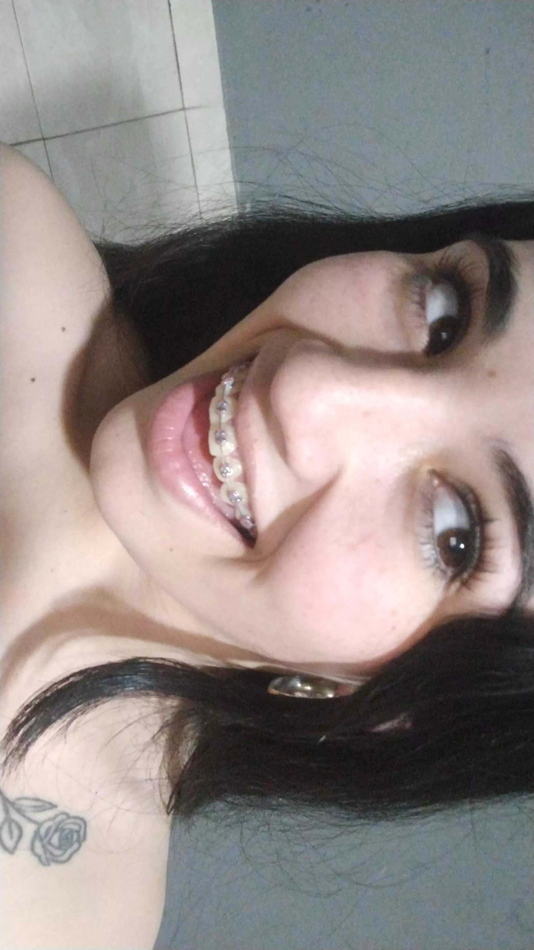 What do you think this little face with braces can do to you?