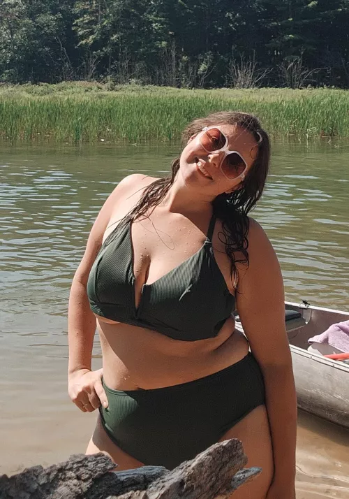 When you're boobs are huge, they fall out the bottom