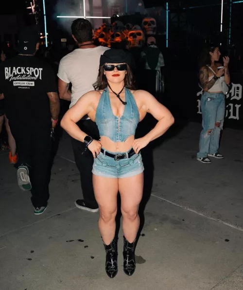 You can get on MY shoulders