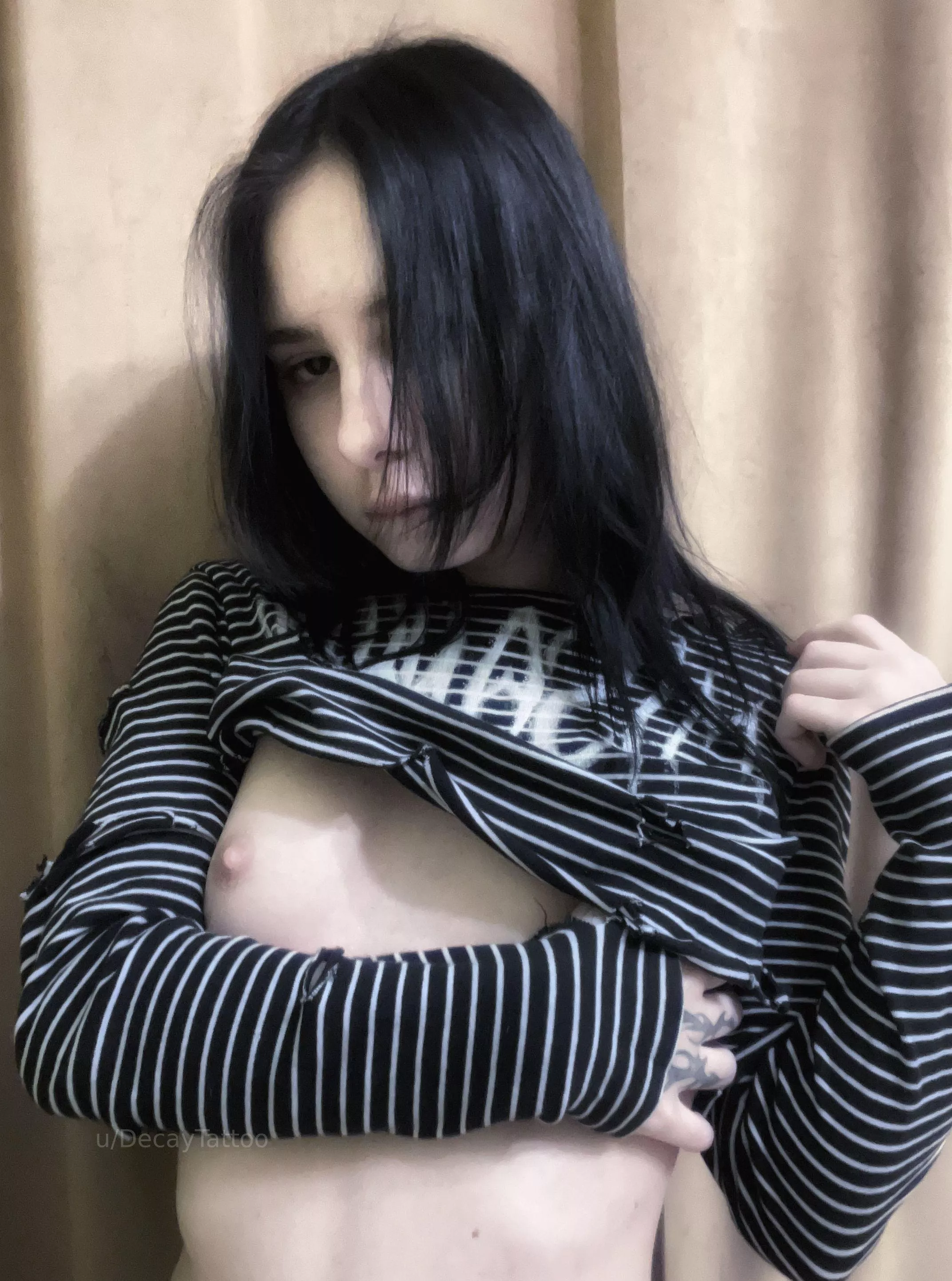 A black and white sweater like my heart