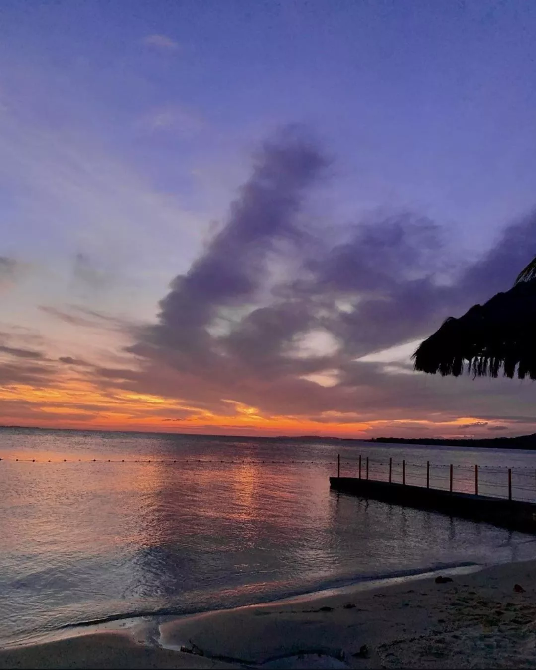 A perfect end to the day ✨️ 