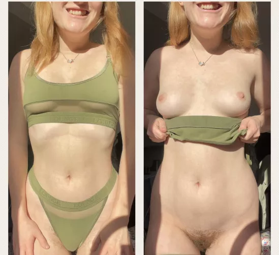 Do you prefer me with my lingerie on or off? 🍒 