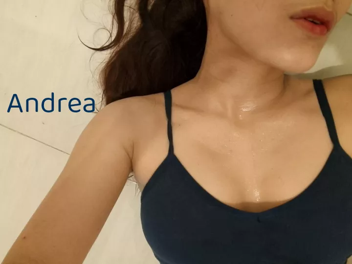 (f) I'm all sweaty right now, but I'd prefer to be sweating with you⛈️💋