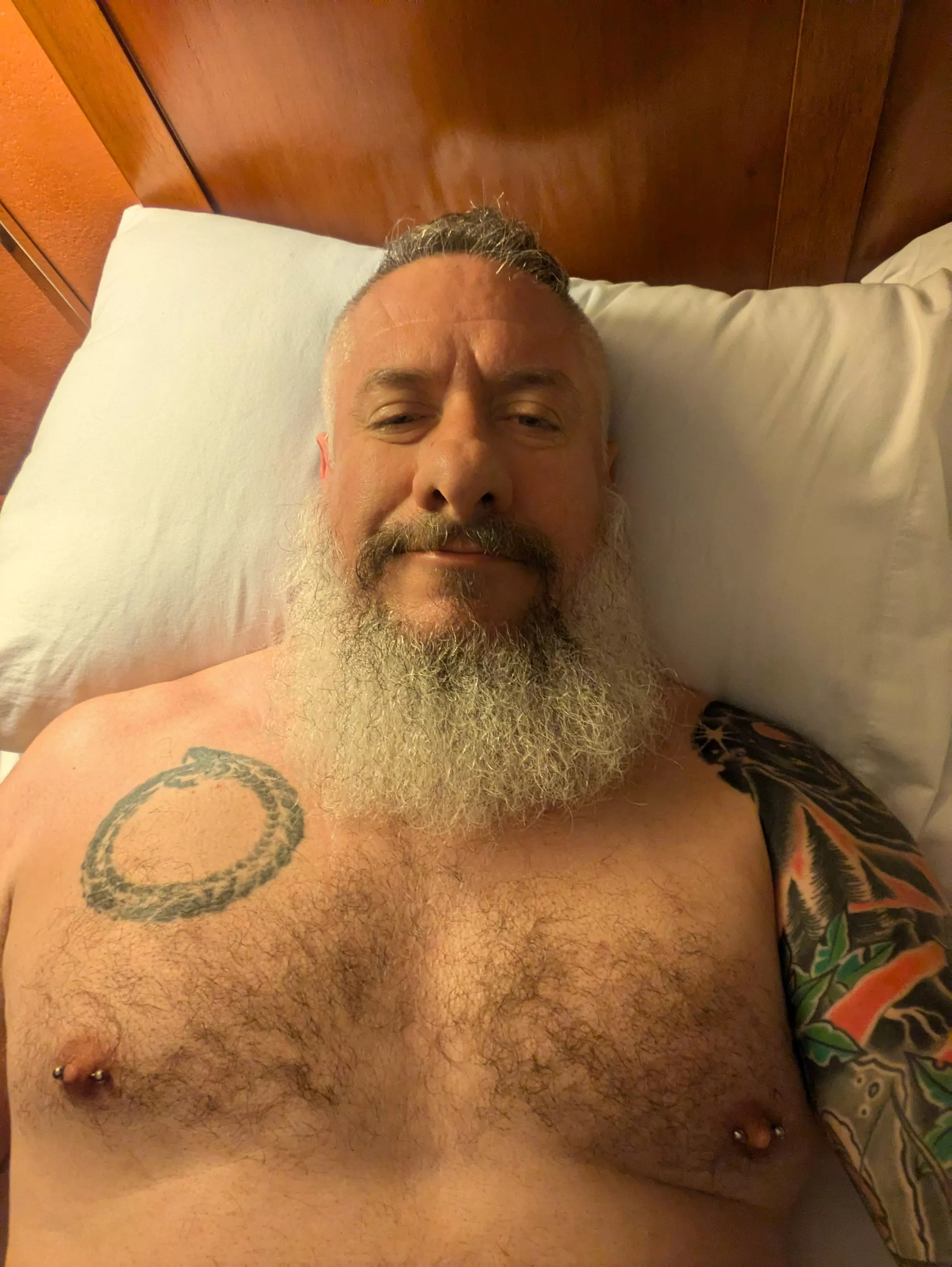 Good morning from my hotel bed