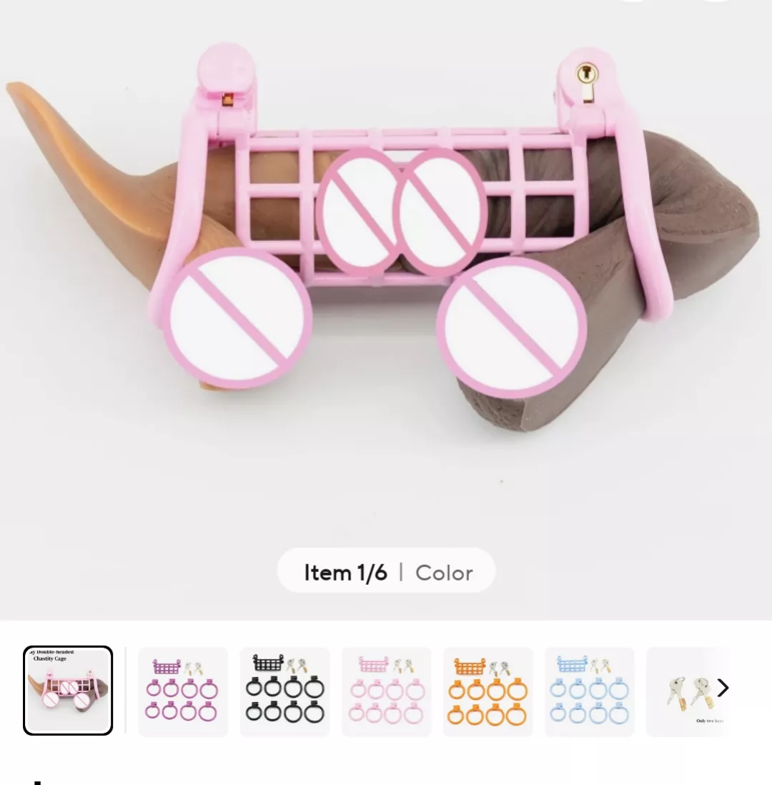 Guys! Double chastity!