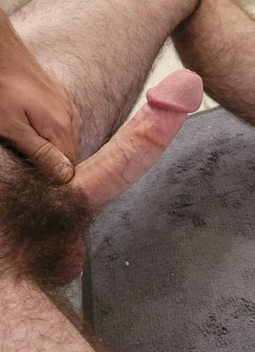 Hard hairy cock 😜 