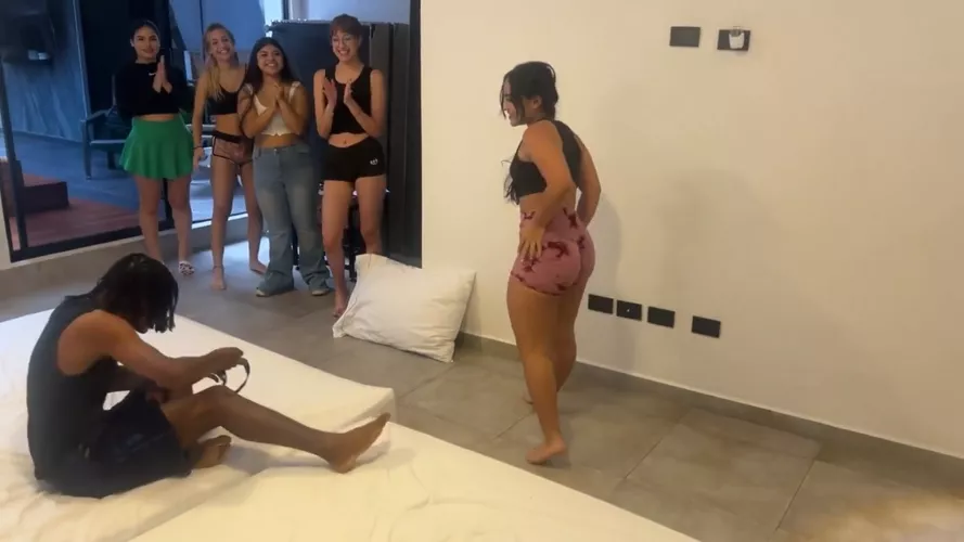 He will never forget the humiliation he experienced when he was defeated by a girl in front of more girls.