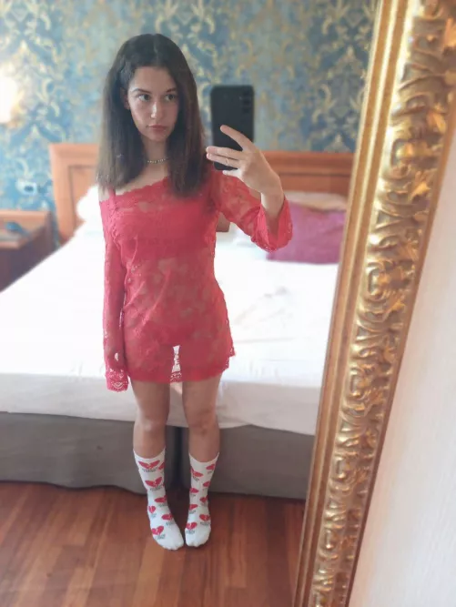 Hope my see through dress turns you on ;)