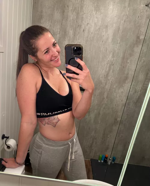 I want another workout before my shower