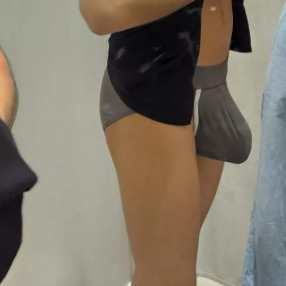 In the changing room