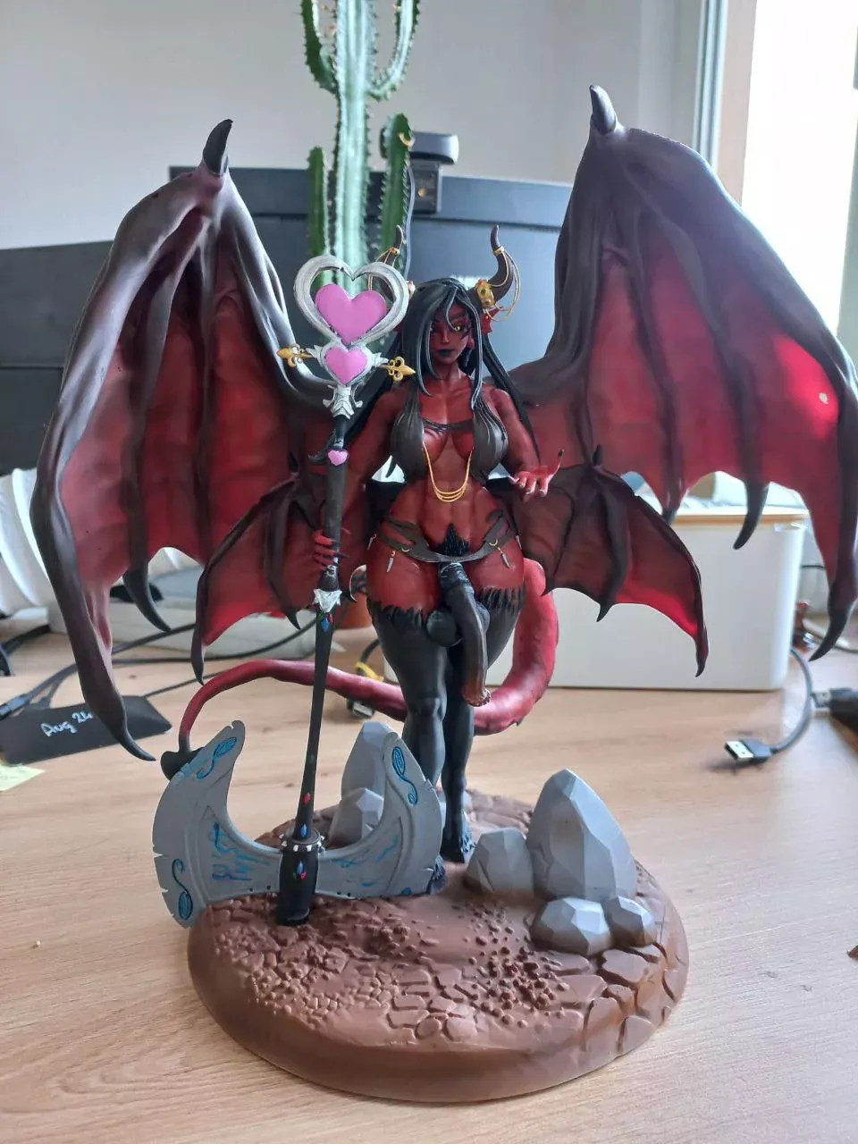 Kasyrra from CoC2 3d modeled, printed and painted by me