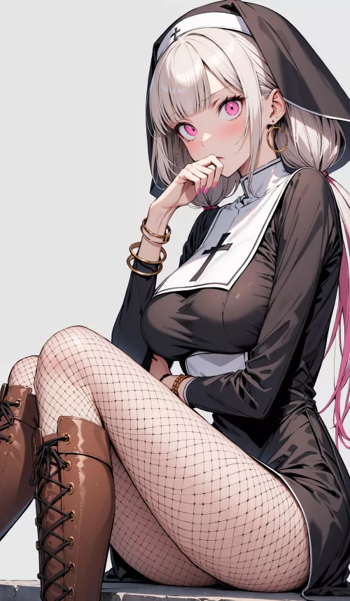 Laced Boots & Fish Nets 