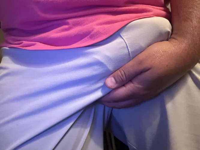 Through pants and underwear