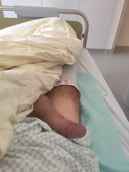 When you get hard in the hospital 