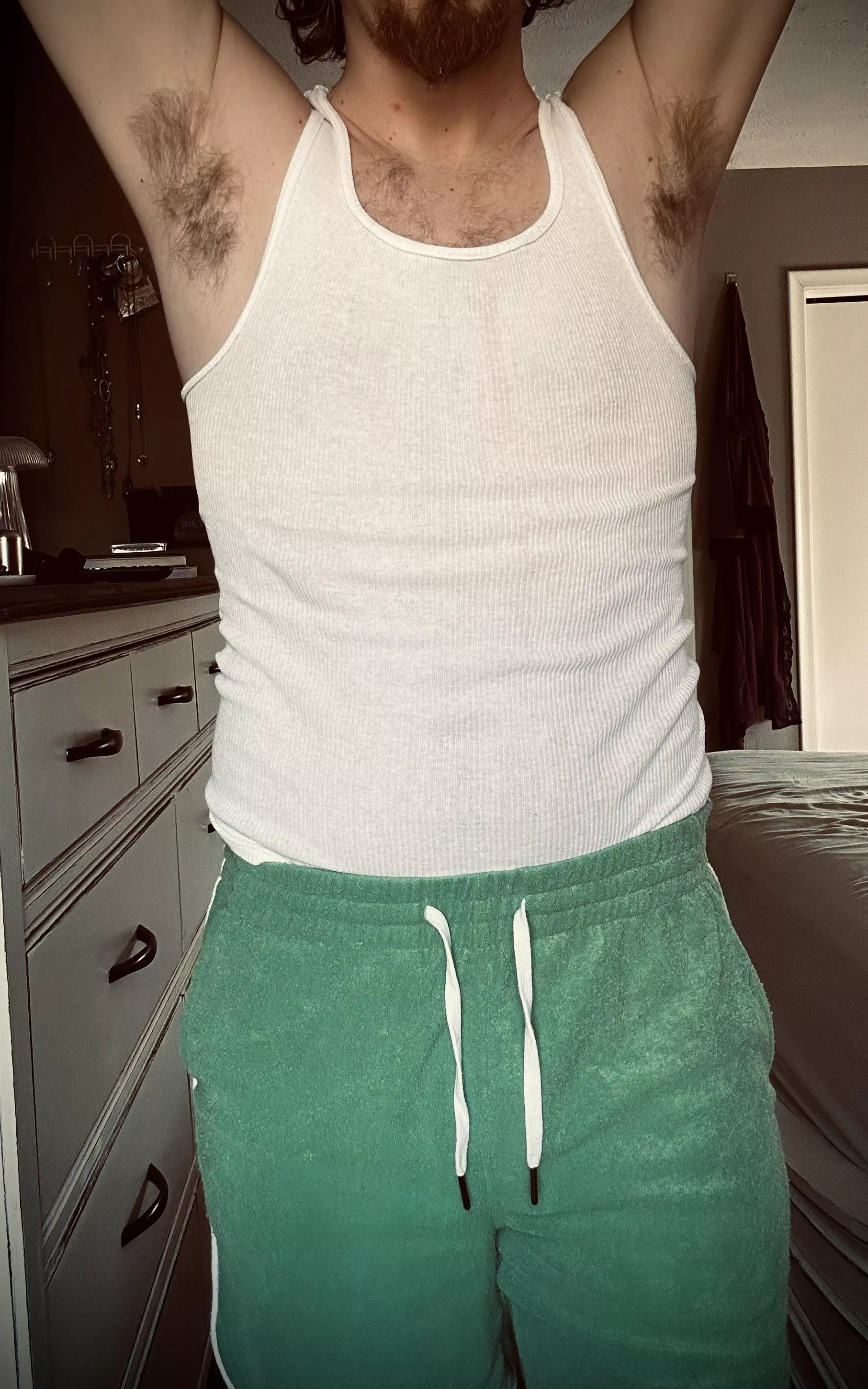 Would you lick my pits? Heads up, I don't wear deodorant.