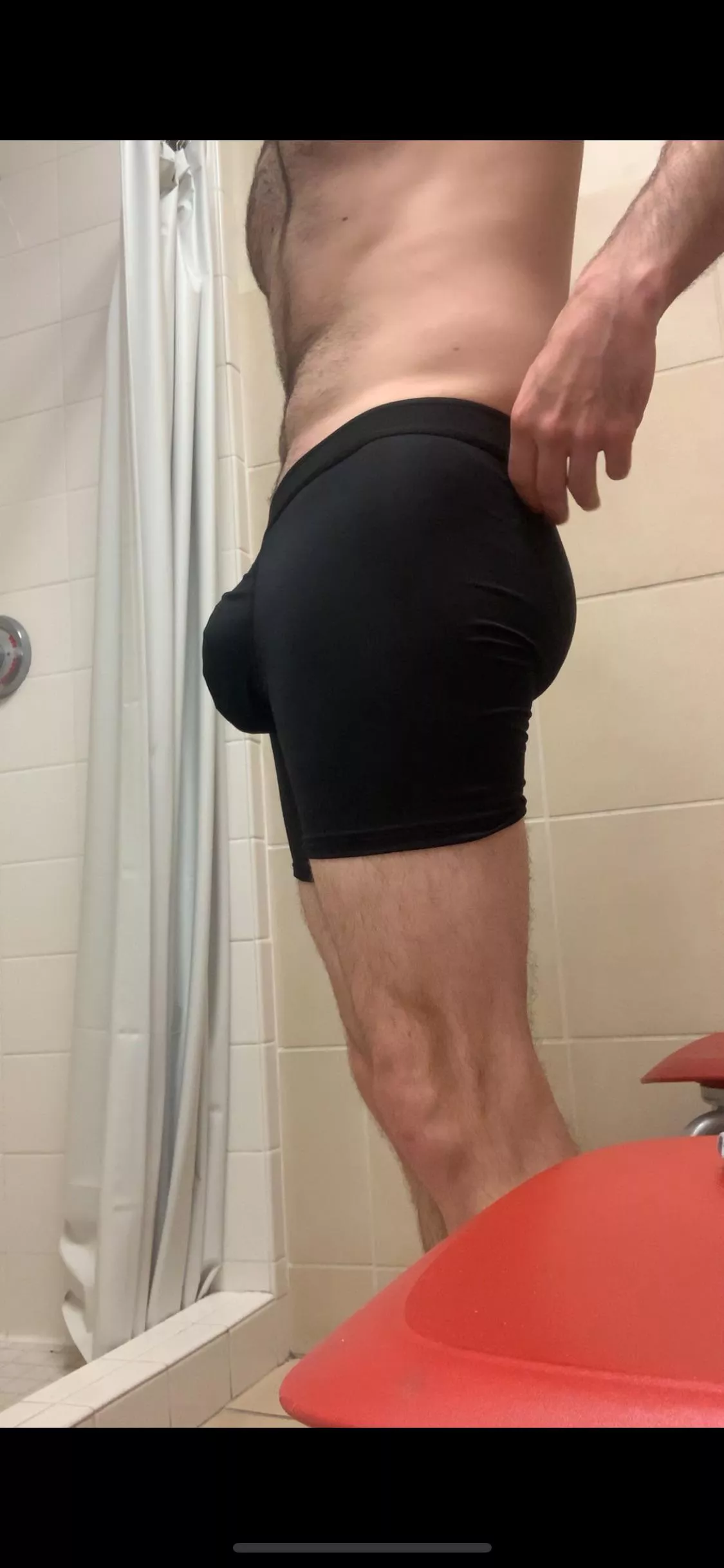 (34) thought my bulge looked big after my run