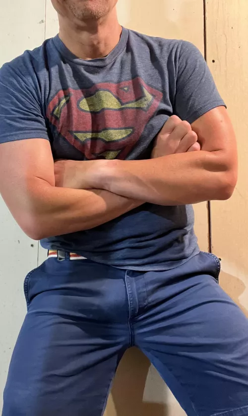 Before work bulge