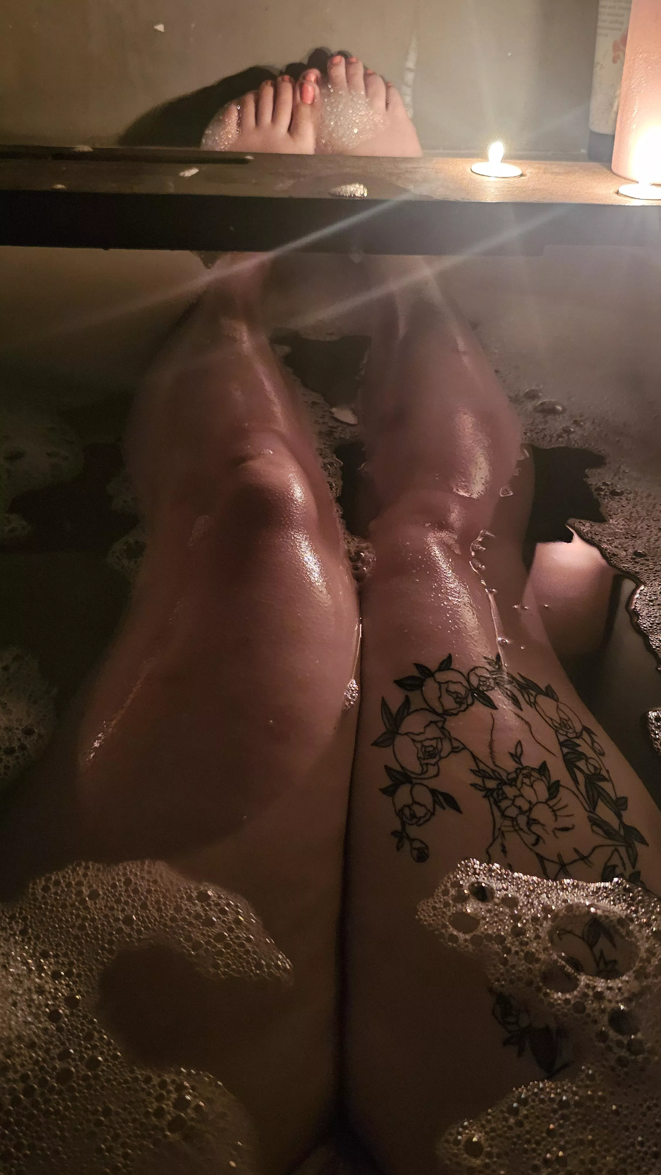 Candle Lit Baths Are Heavenly 