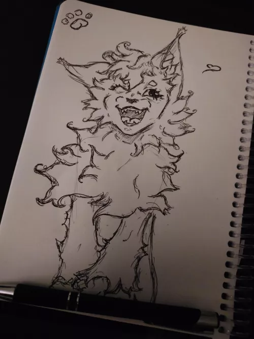 Describe the furry community in one sentence (plus another late night drawing :3)