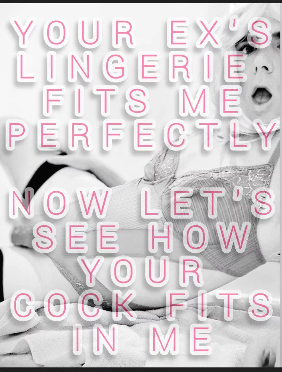 Do I wear it better than her, daddy? 🫠